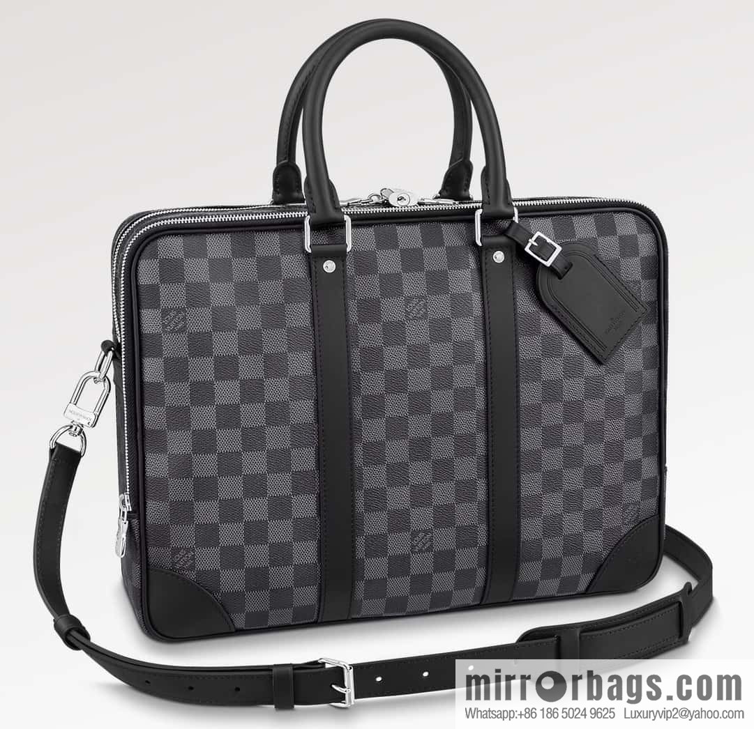 [Original single boutique] N40485 Haige, men's bag briefcase series voyage large briefcase