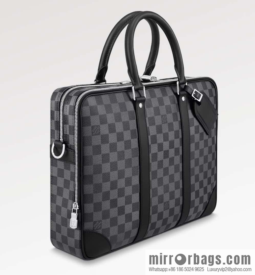 [Original single boutique] N40485 Haige, men's bag briefcase series voyage large briefcase