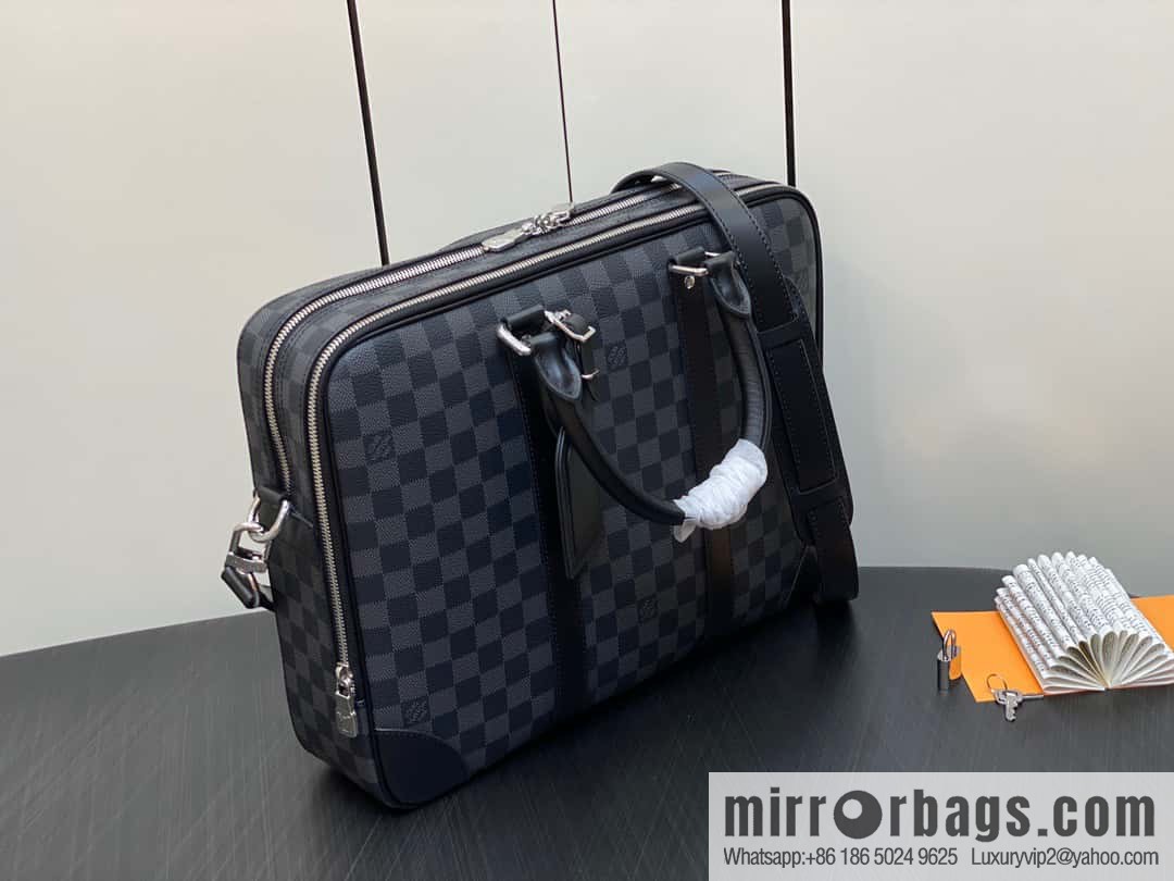 [Original single boutique] N40485 Haige, men's bag briefcase series voyage large briefcase