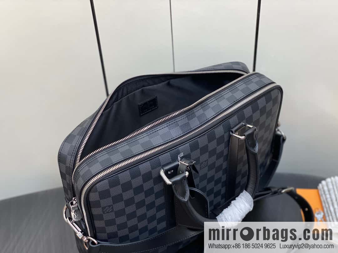 [Original single boutique] N40485 Haige, men's bag briefcase series voyage large briefcase