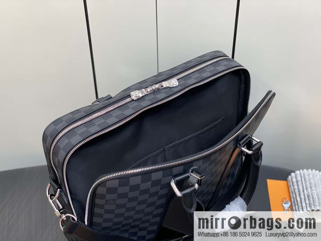 [Original single boutique] N40485 Haige, men's bag briefcase series voyage large briefcase