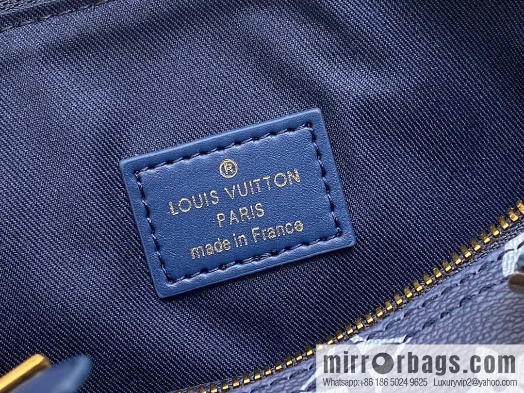 [Boutique‑grade] M46804 blue flame, men's bag, pillow bag series KEEPALL BANDOULIZRE 25 handbag
