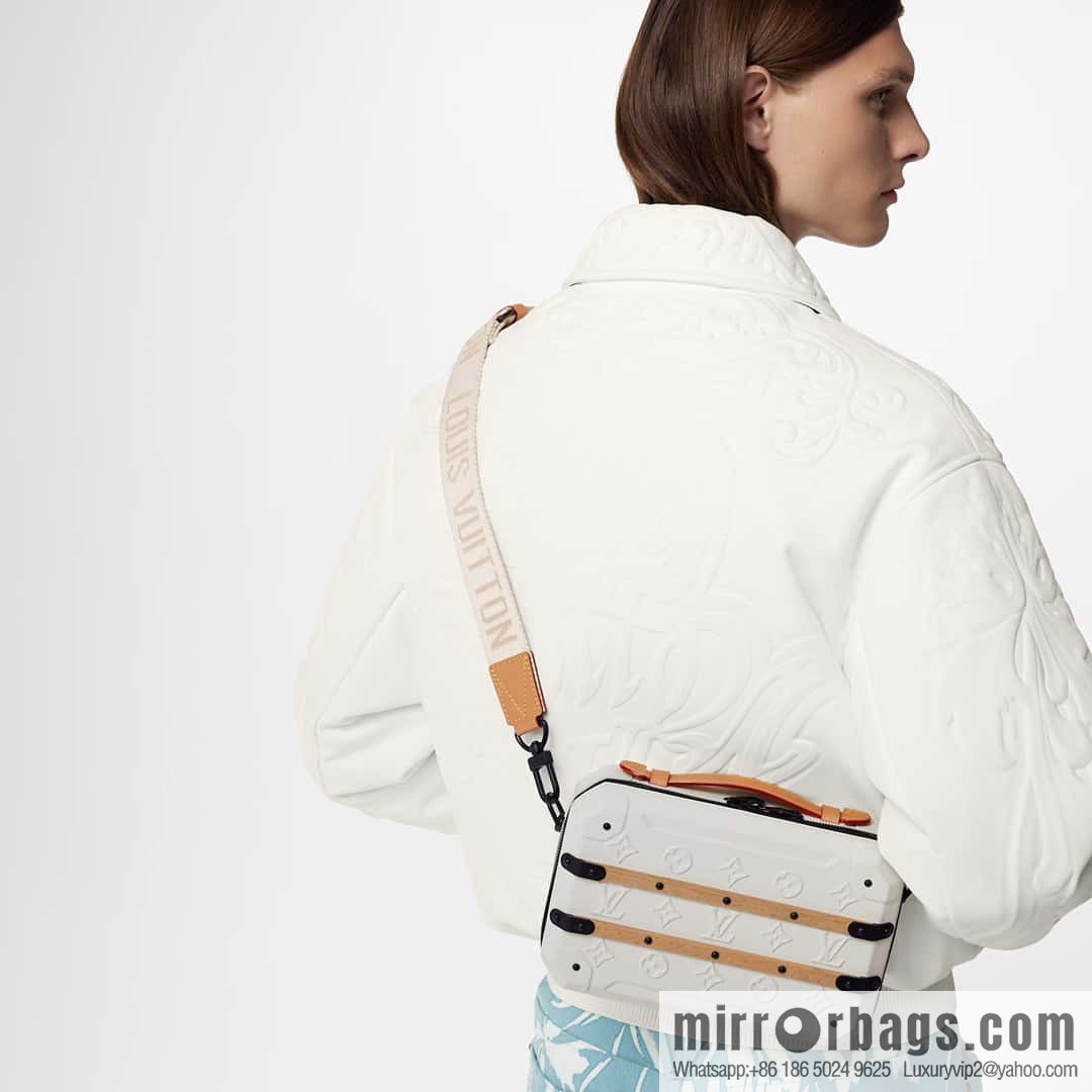 [Boutique‑grade] M21950 beige, men's bag box bag box series FUTURE TRUNK handbag