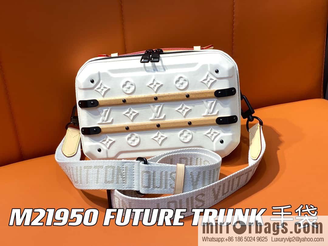 [Boutique‑grade] M21950 beige, men's bag box bag box series FUTURE TRUNK handbag
