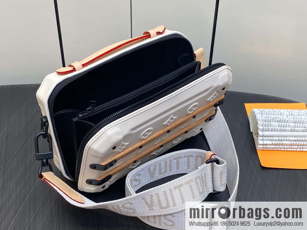 [Boutique‑grade] M21950 beige, men's bag box bag box series FUTURE TRUNK handbag