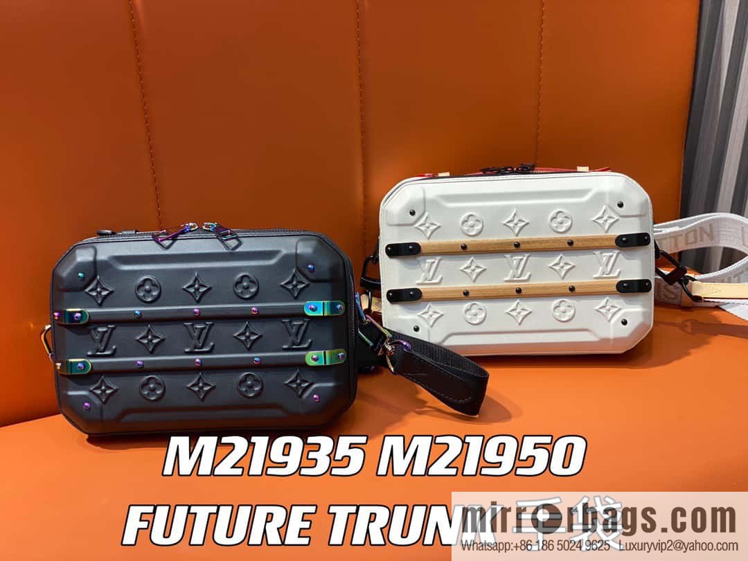 [Boutique‑grade] M21935 black men's bag box bag box series FUTURE TRUNK handbag