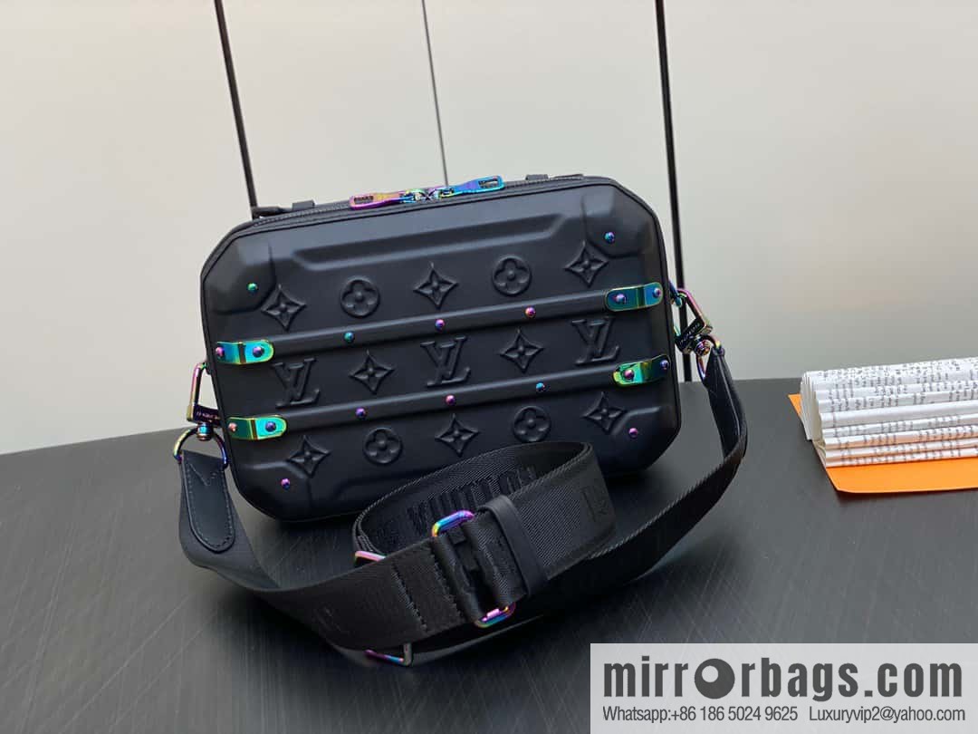 [Boutique‑grade] M21935 black men's bag box bag box series FUTURE TRUNK handbag