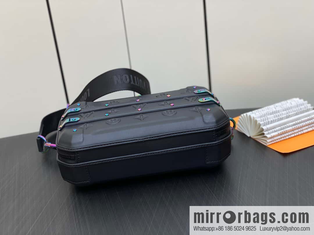 [Boutique‑grade] M21935 black men's bag box bag box series FUTURE TRUNK handbag
