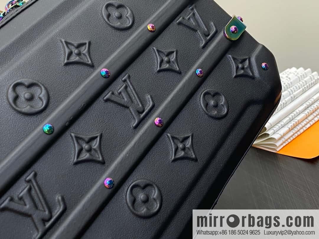 [Boutique‑grade] M21935 black men's bag box bag box series FUTURE TRUNK handbag