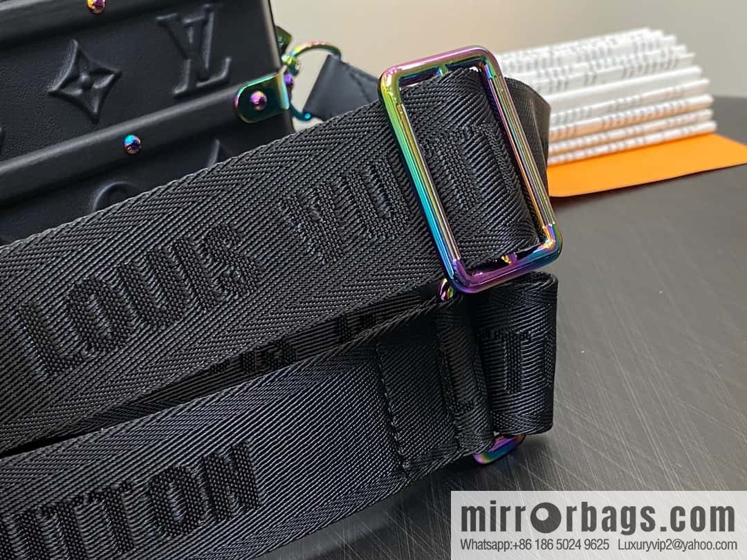 [Boutique‑grade] M21935 black men's bag box bag box series FUTURE TRUNK handbag