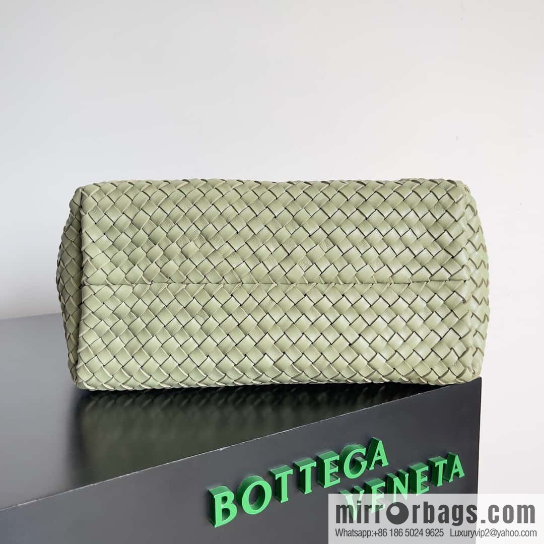 B new Cabat medium shopping bag model number: 608810 travertine green