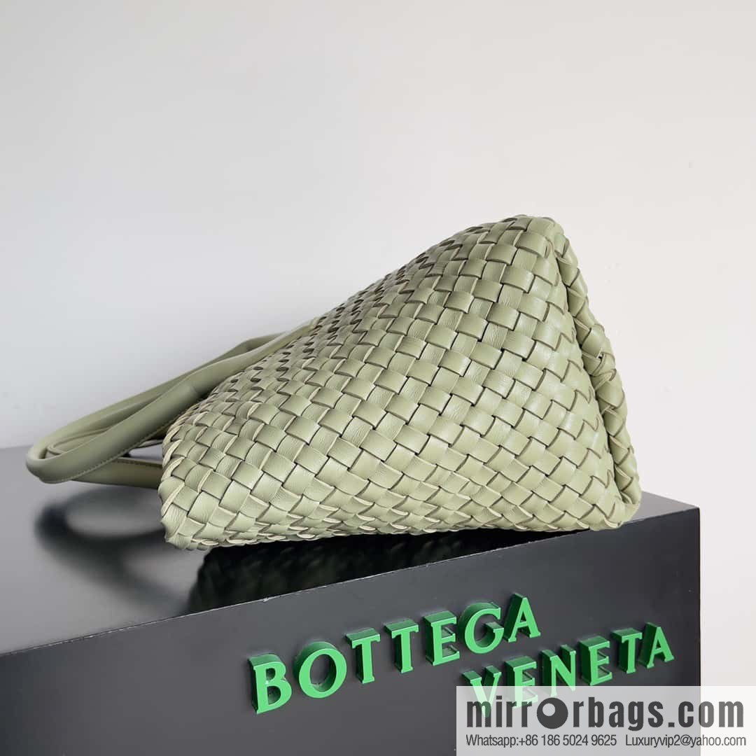 B new Cabat medium shopping bag model number: 608810 travertine green