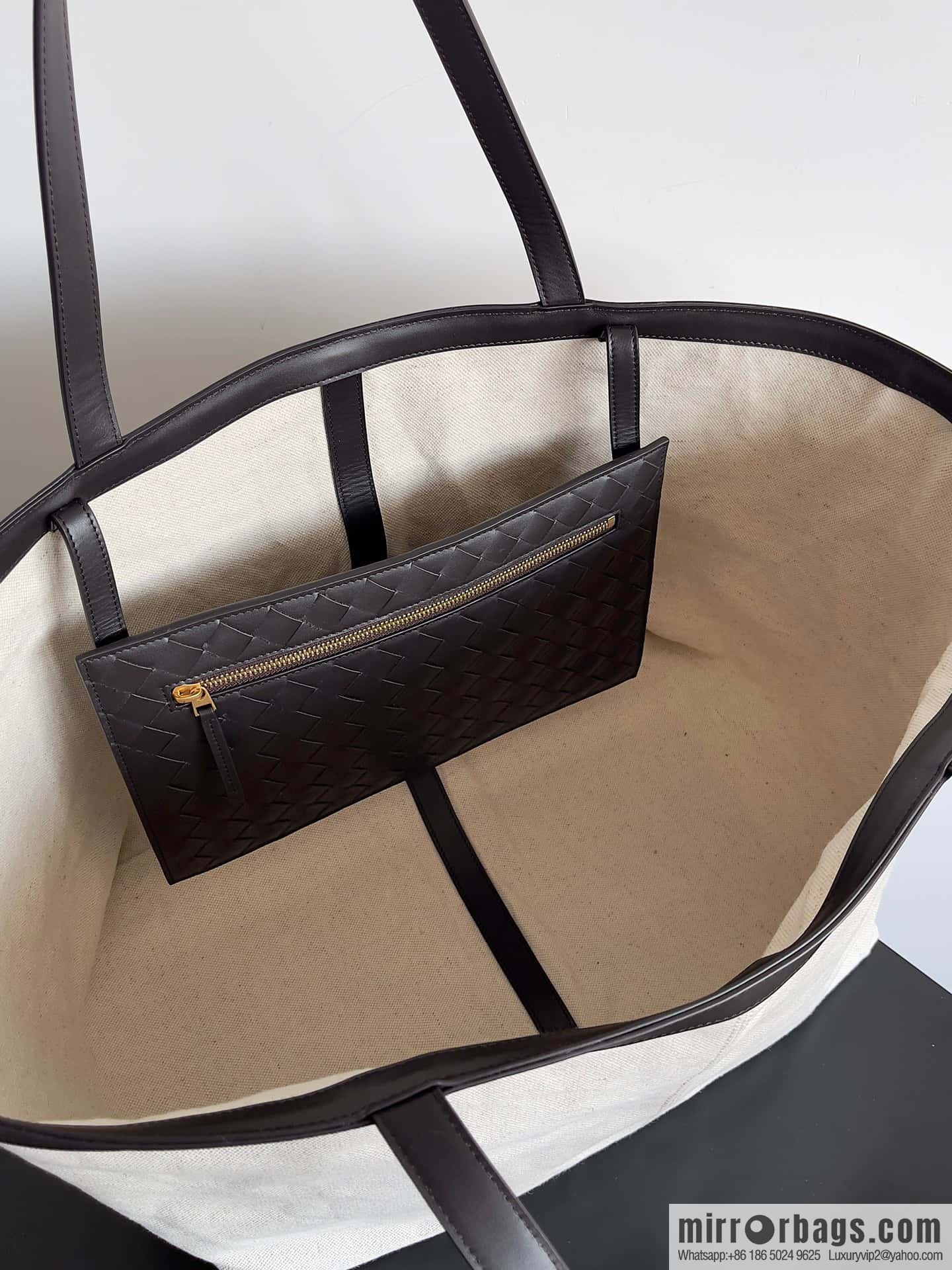 BV new structural Flip Flap tote handbag, model number: 754915 large.