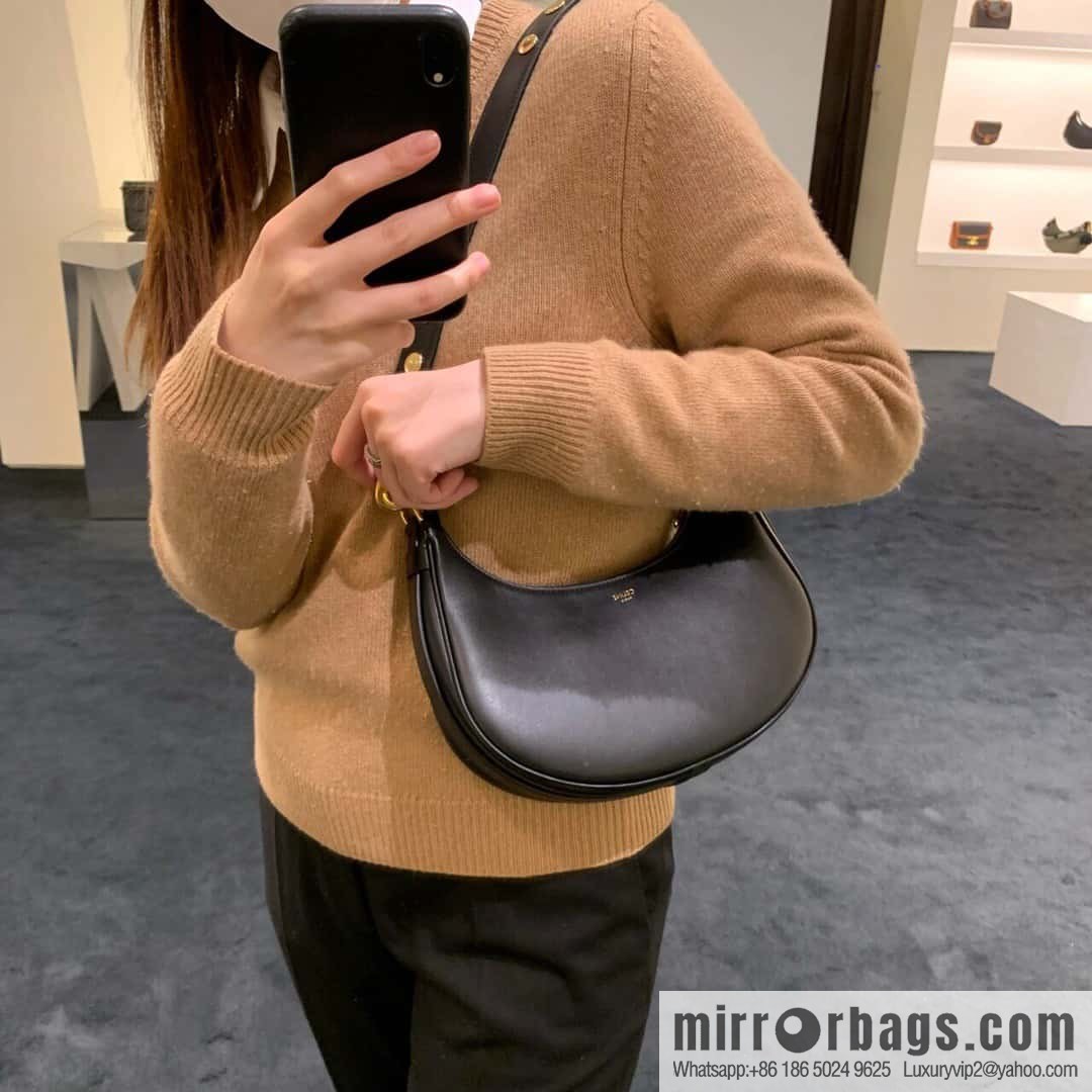 [Premium quality, all-steel hardware 】𝗖𝗘𝗟𝗜𝗡𝗘 | 𝐀𝐕𝐀 full leather armpit bag Model: 196923