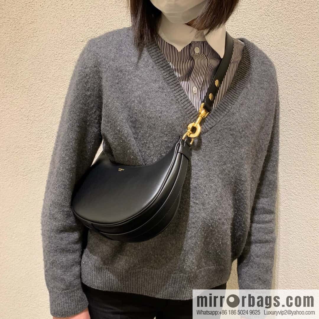 [Premium quality, all-steel hardware 】𝗖𝗘𝗟𝗜𝗡𝗘 | 𝐀𝐕𝐀 full leather armpit bag Model: 196923