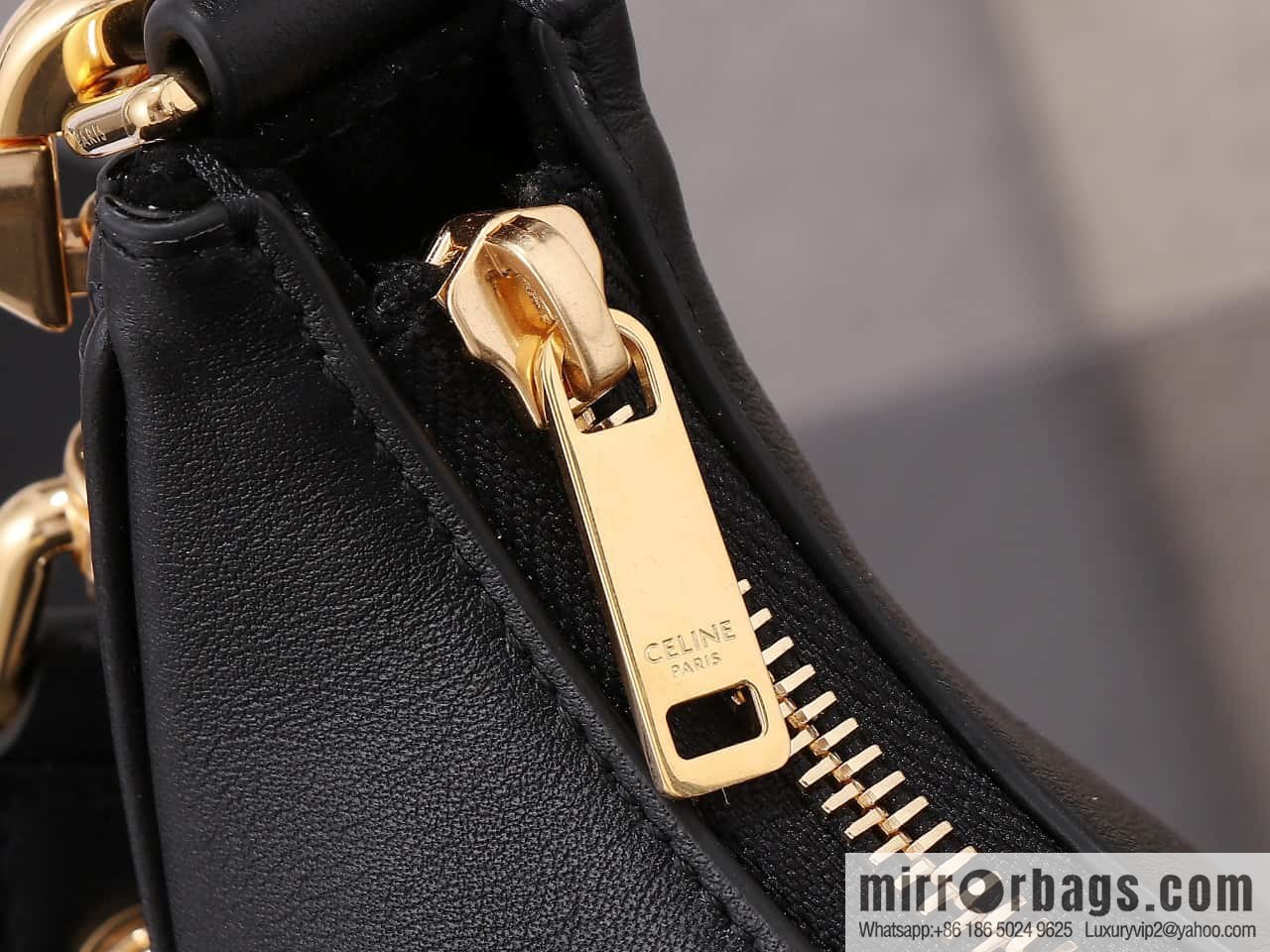 [Premium quality, all-steel hardware 】𝗖𝗘𝗟𝗜𝗡𝗘 | 𝐀𝐕𝐀 full leather armpit bag Model: 196923