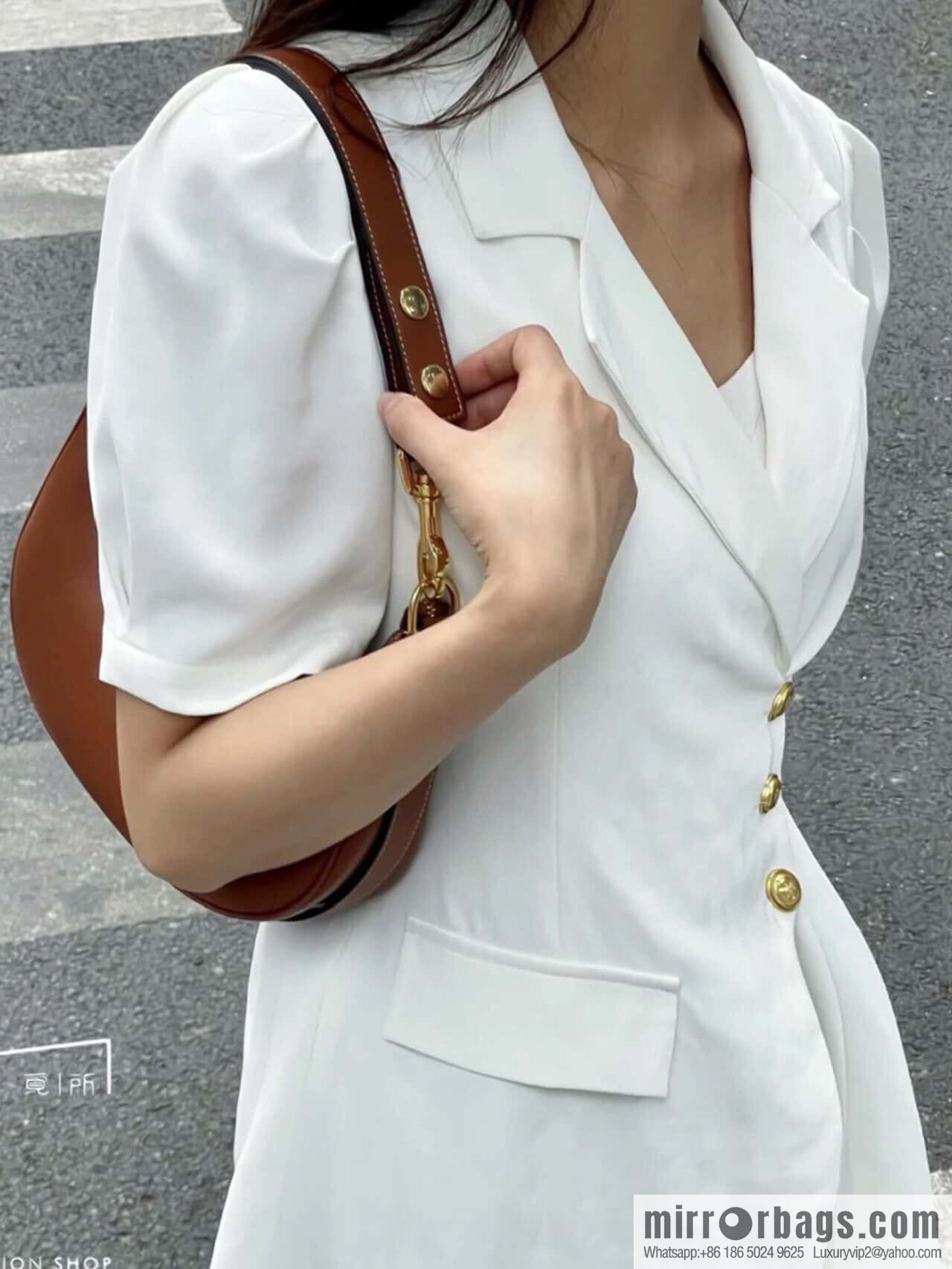 [Premium quality, all-steel hardware 】𝗖𝗘𝗟𝗜𝗡𝗘 | 𝐀𝐕𝐀 full leather armpit bag Model: 196923
