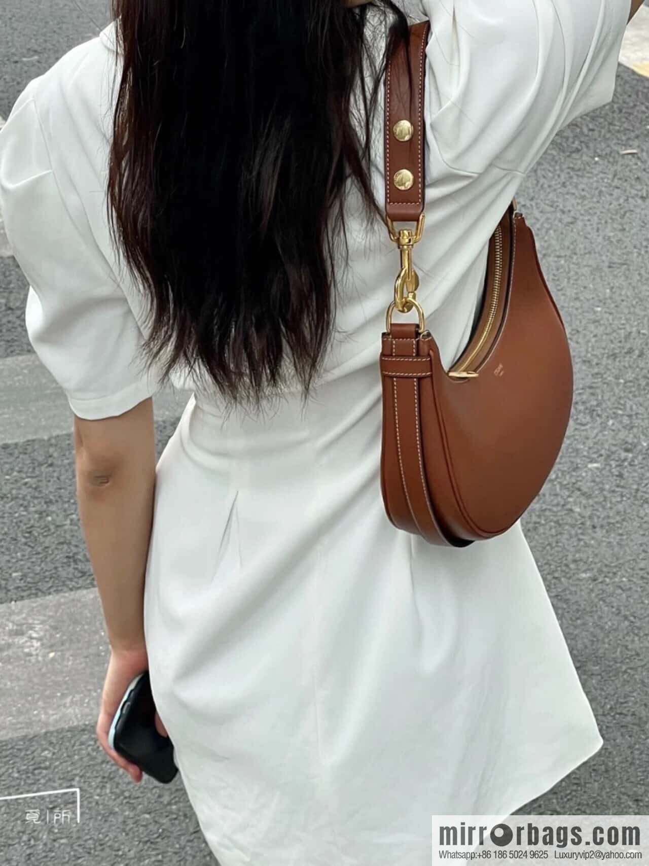 [Premium quality, all-steel hardware 】𝗖𝗘𝗟𝗜𝗡𝗘 | 𝐀𝐕𝐀 full leather armpit bag Model: 196923