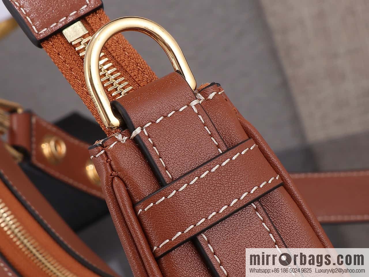 [Premium quality, all-steel hardware 】𝗖𝗘𝗟𝗜𝗡𝗘 | 𝐀𝐕𝐀 full leather armpit bag Model: 196923