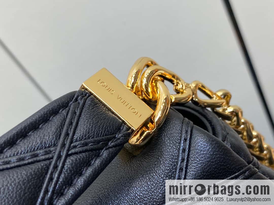 [Original order boutique] M22890 white, full leather rhombus chain bag series GO-14 Teist medium handbag M22891