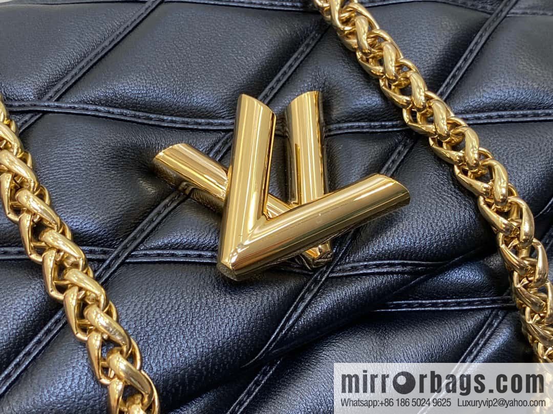[Original order boutique] M22890 white, full leather rhombus chain bag series GO-14 Teist medium handbag M22891