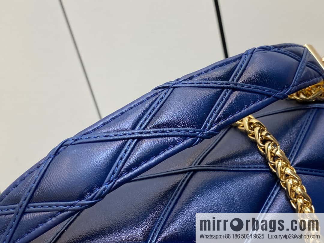 [Original order boutique] M22890 full leather rhombus chain bag series GO-14 Teist medium handbag M22891