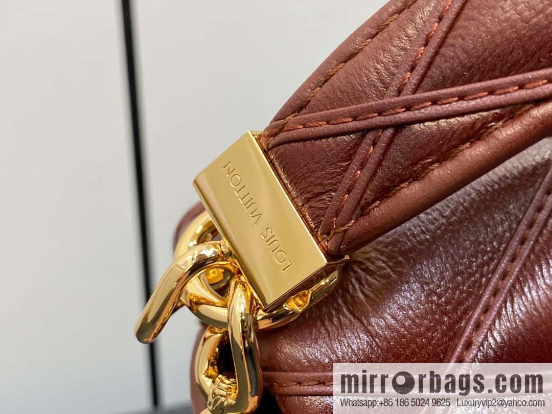 [Original order boutique] M22890 full leather rhombus chain bag series GO-14 Teist medium handbag M22891