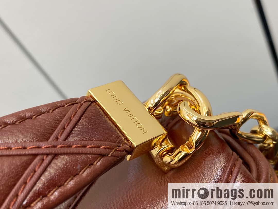 [Original order boutique] M22890 full leather rhombus chain bag series GO-14 Teist medium handbag M22891