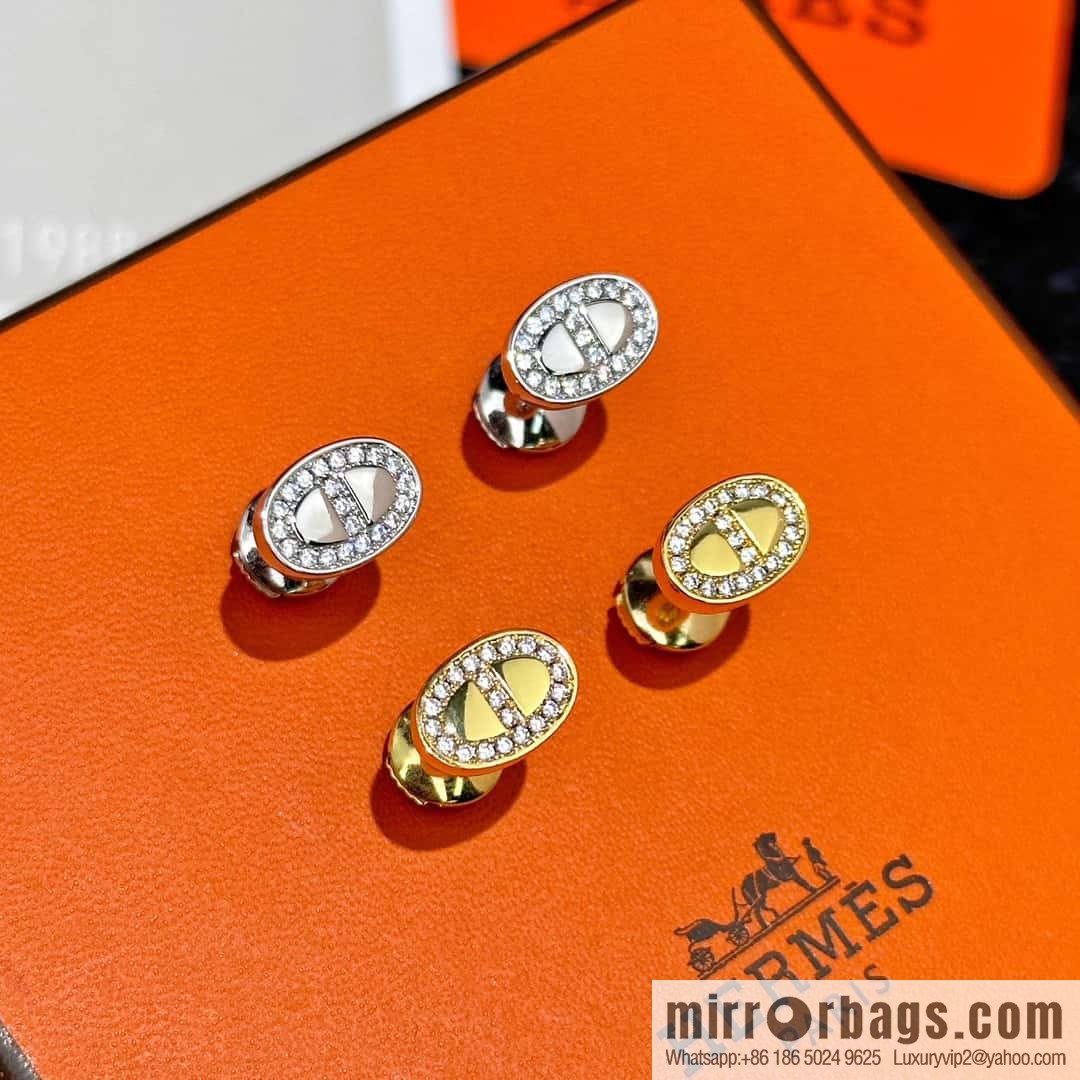 ❤️New HERMES Pig Nose Earrings