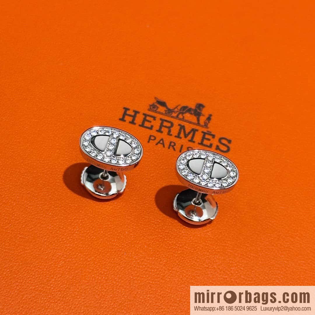❤️New HERMES Pig Nose Earrings