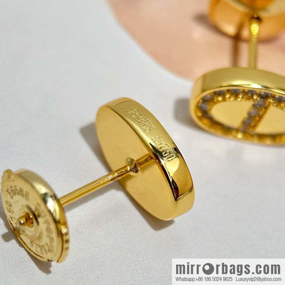 ❤️New HERMES Pig Nose Earrings