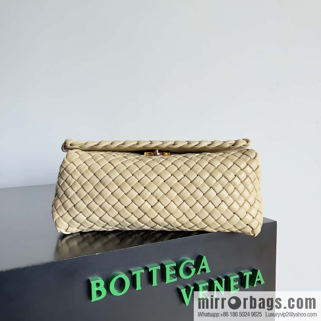 B home 2022 autumn and winter new product PATTI woven tote bag model number 709420 oat color