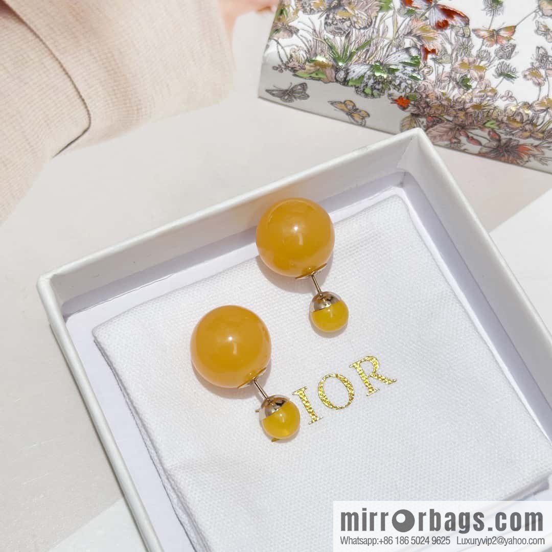 New ☑️ DIOR Dior candy colored pearl earrings stud earrings