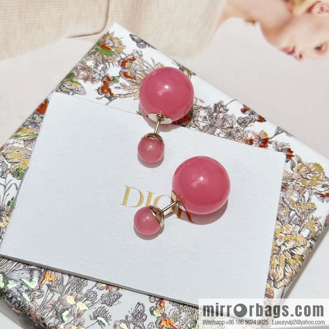 New ☑️ DIOR Dior candy colored pearl earrings stud earrings