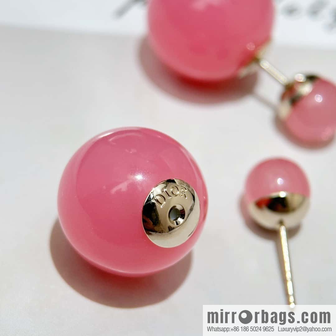 New ☑️ DIOR Dior candy colored pearl earrings stud earrings