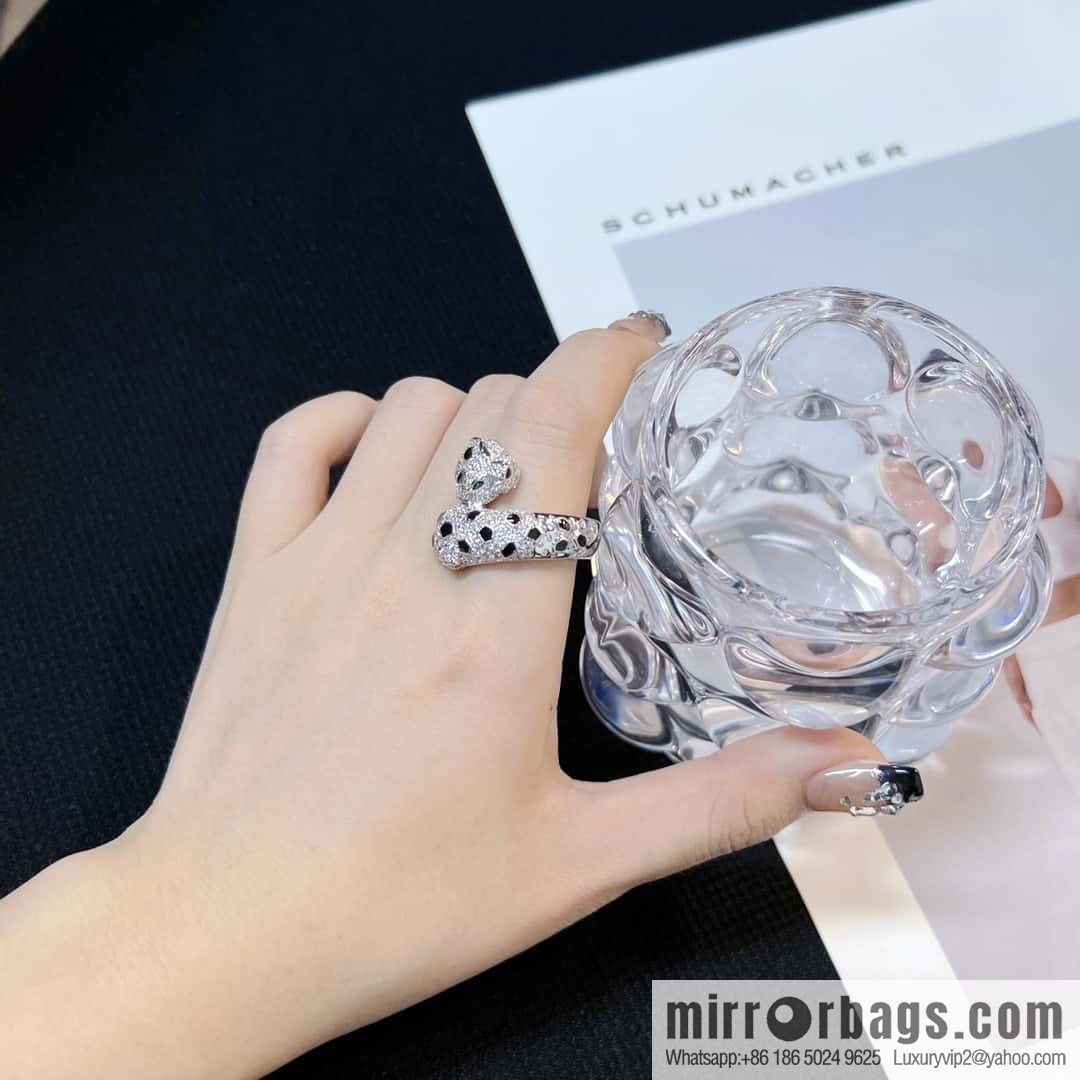 ❗️CNC version ❗️ ☀️ Cartier Cartier double leopard ring ☀️ US size 678