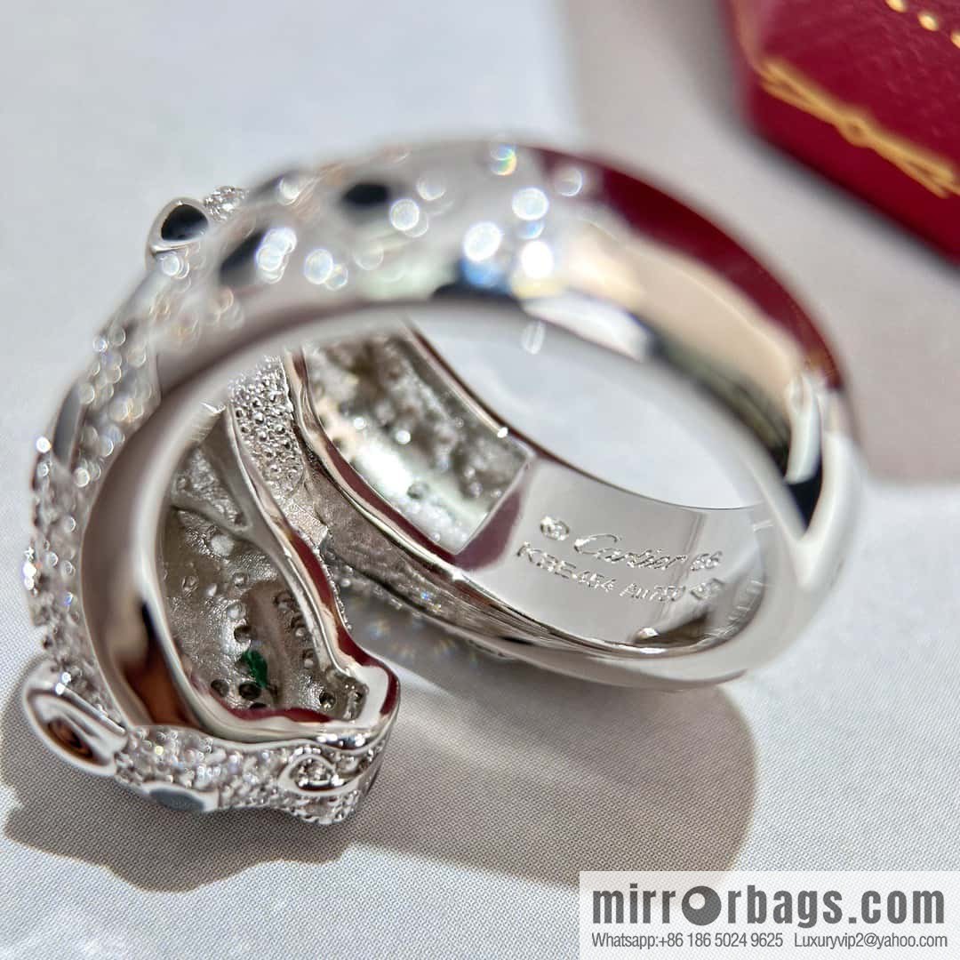 ❗️CNC version ❗️ ☀️ Cartier Cartier double leopard ring ☀️ US size 678
