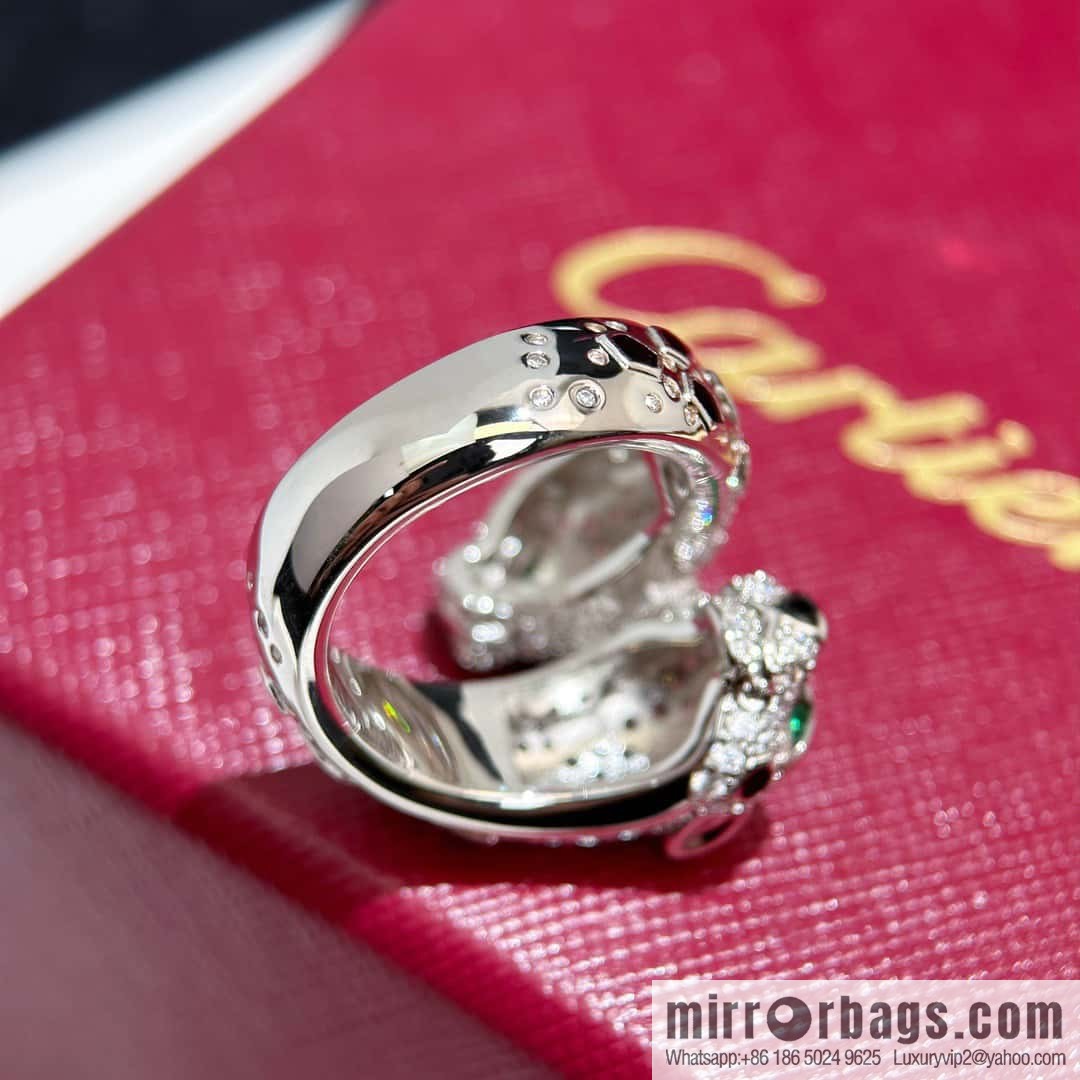 ❗️CNC version ❗️ ☀️ Cartier Cartier double leopard ring ☀️ US size 678
