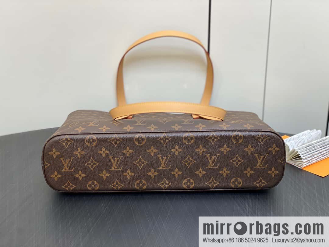 [Original order boutique] M51155 monogram yellow leather, medieval bag series Vivian large handbag 51172 VivianCc vegetable basket out of print medieval bag Vivian