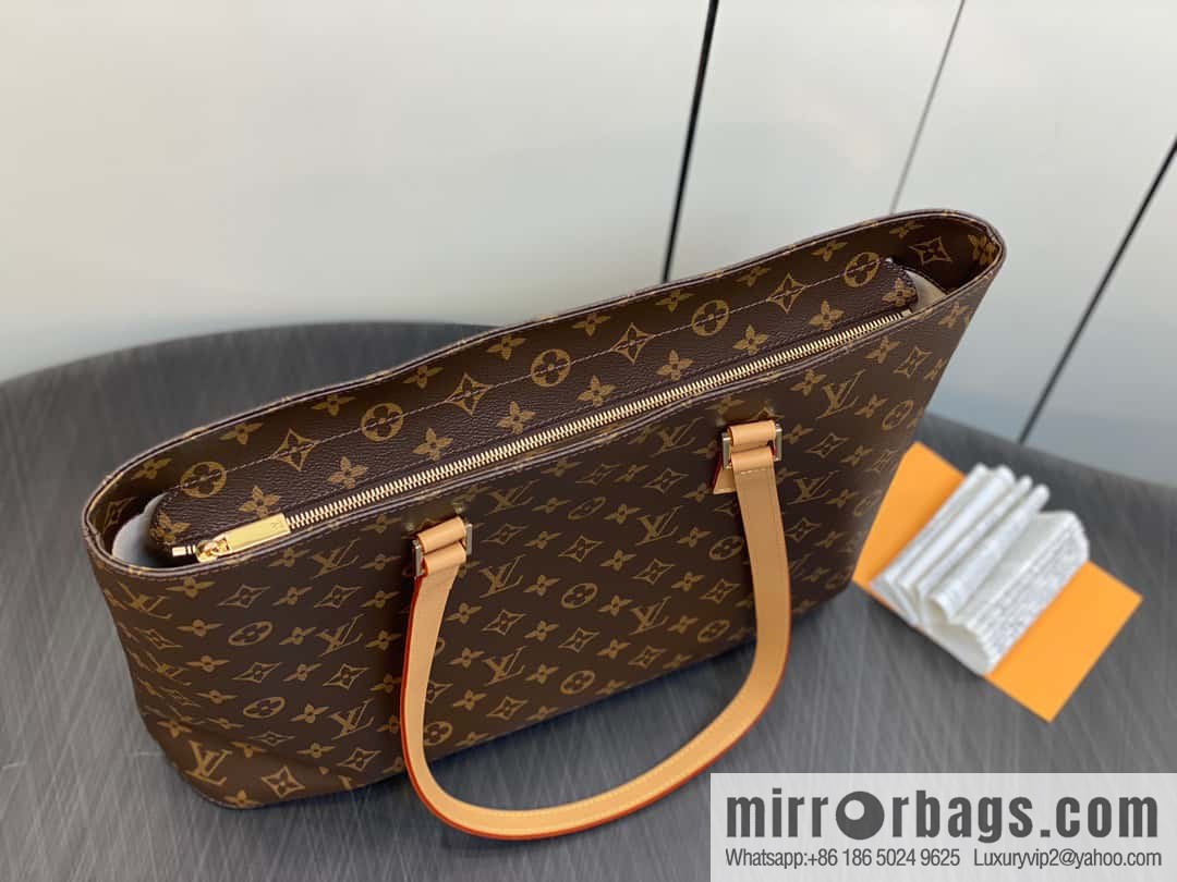 [Original order boutique] M51155 monogram yellow leather, medieval bag series Vivian large handbag 51172 VivianCc vegetable basket out of print medieval bag Vivian