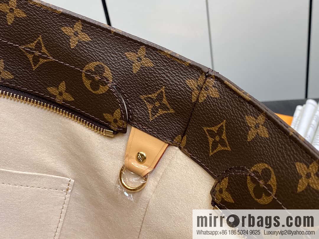 [Original order boutique] M51155 monogram yellow leather, medieval bag series Vivian large handbag 51172 VivianCc vegetable basket out of print medieval bag Vivian
