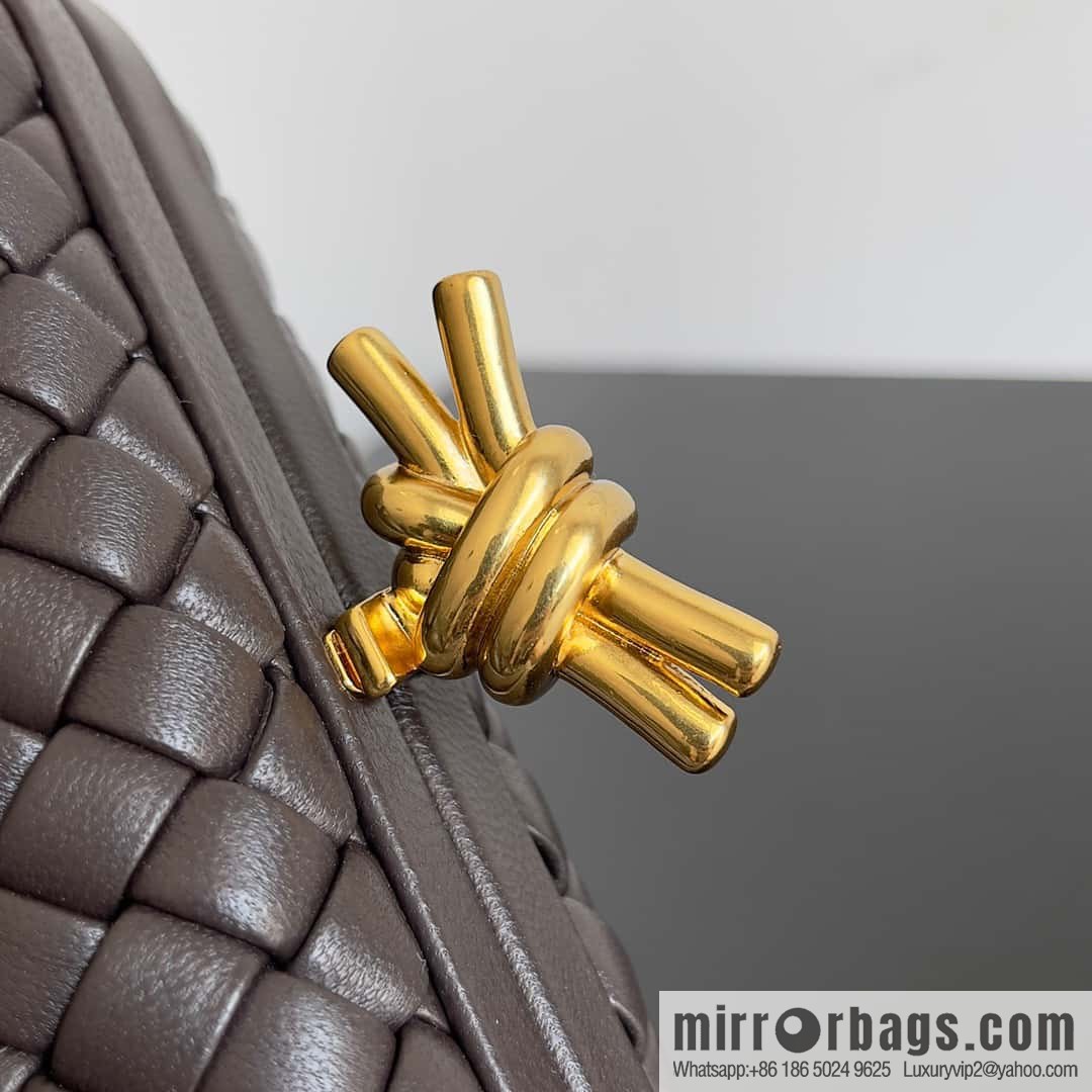 Bottega Veneta BV Knot | minaudiere: 717622 Chocolate