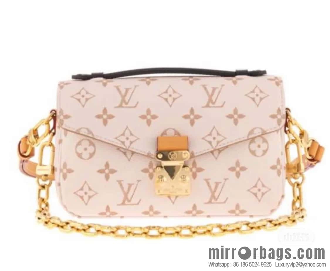 [Original order boutique] M46914 white flower M46279 mailman bag series LV mailman bag out of small East West Métis handbag