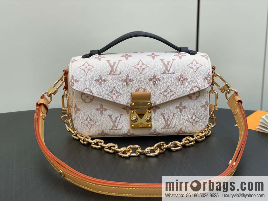 [Original order boutique] M46914 white flower M46279 mailman bag series LV mailman bag out of small East West Métis handbag