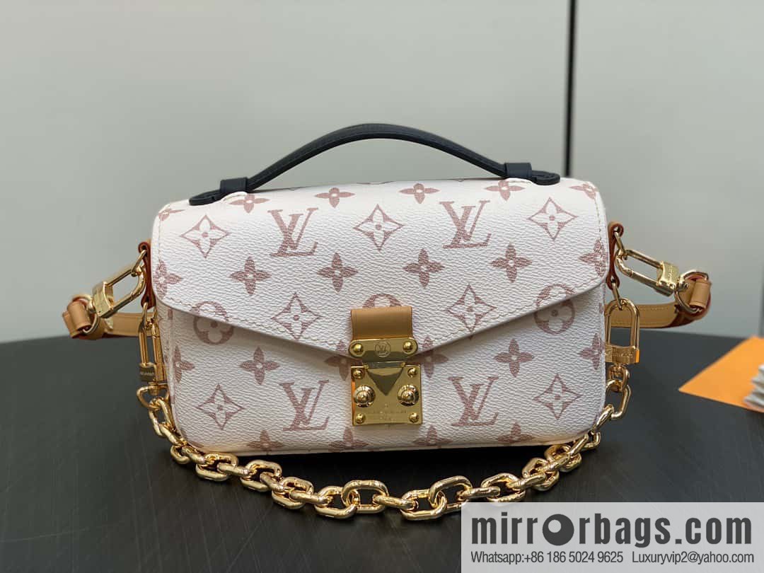 [Original order boutique] M46914 white flower M46279 mailman bag series LV mailman bag out of small East West Métis handbag