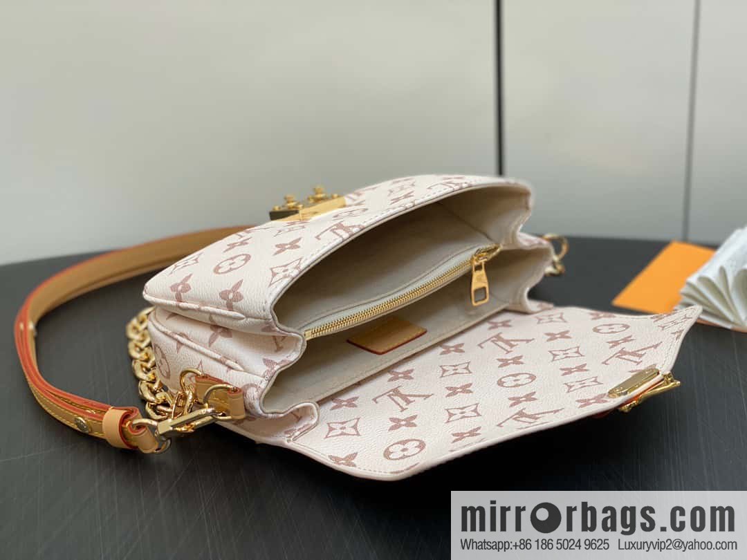 [Original order boutique] M46914 white flower M46279 mailman bag series LV mailman bag out of small East West Métis handbag