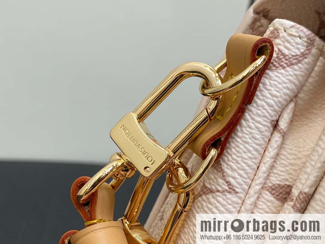 [Original order boutique] M46914 white flower M46279 mailman bag series LV mailman bag out of small East West Métis handbag