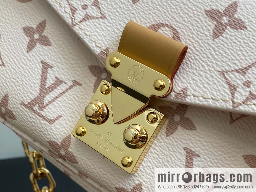 [Original order boutique] M46914 white flower M46279 mailman bag series LV mailman bag out of small East West Métis handbag