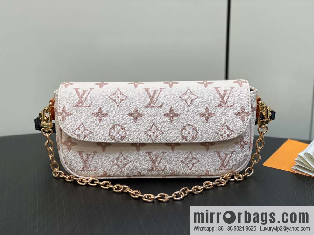 [Original order boutique] M83091 white flower M81911 chain bag series Wallet On Chain Ivy handbag