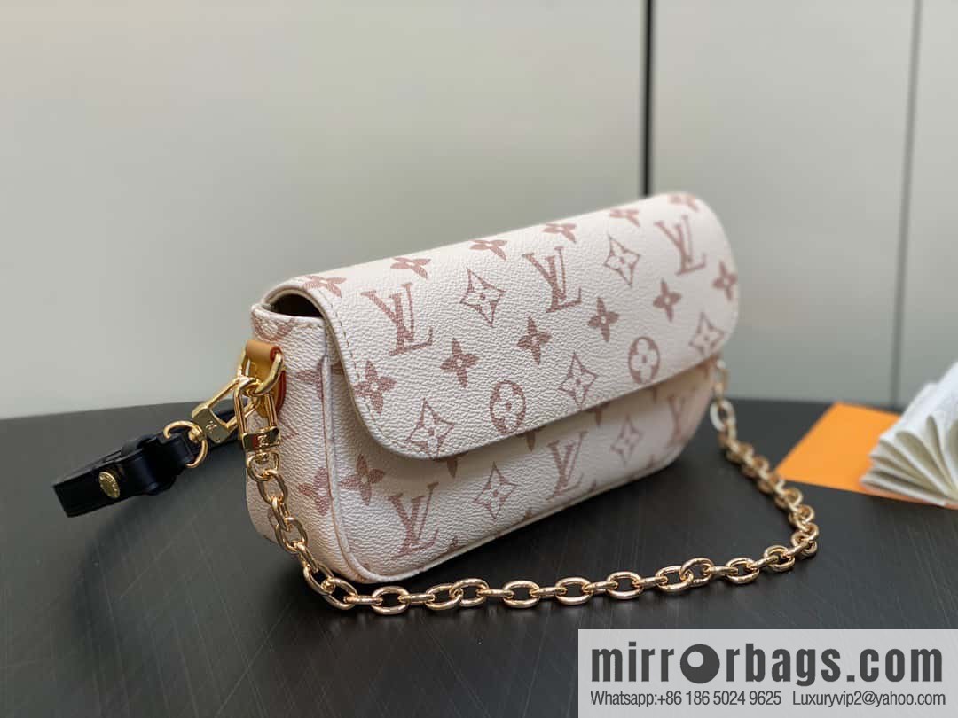 [Original order boutique] M83091 white flower M81911 chain bag series Wallet On Chain Ivy handbag